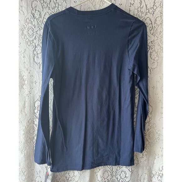 Cleveland Baseball Mens Long Sleeve T-Shirt Blue MLB Size Small - Picture 5 of 5